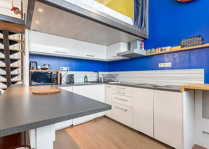 Superb Loft With Unique Design Heart Of *